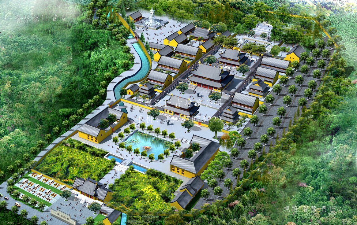 阿育王古寺規(guī)劃設計建設